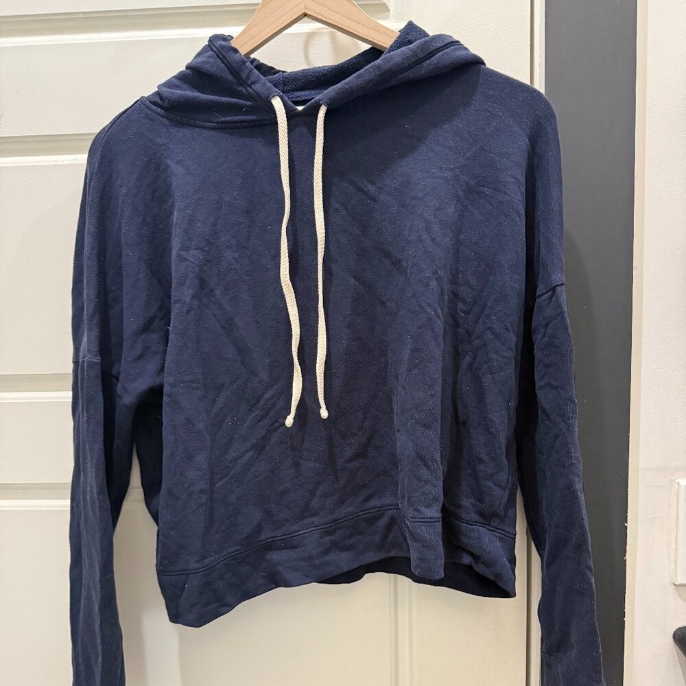 Mile(s) by Madewell Lightweight Navy Hoodie